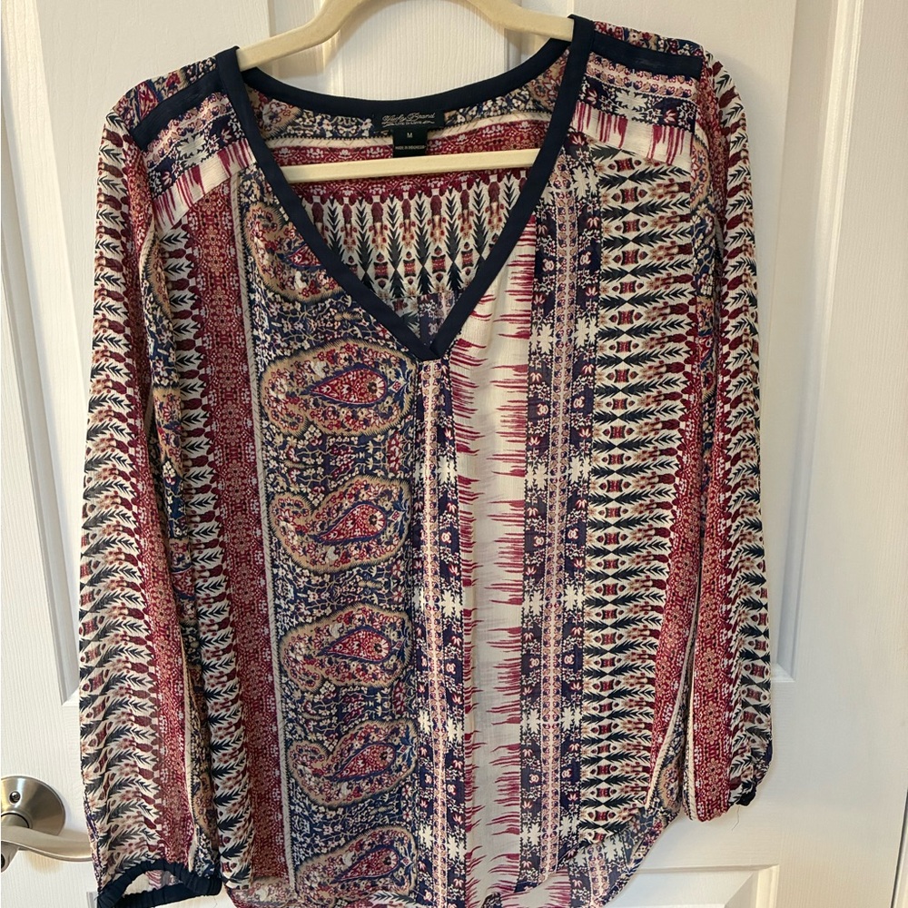 Boho Chic Multicolor Blouse